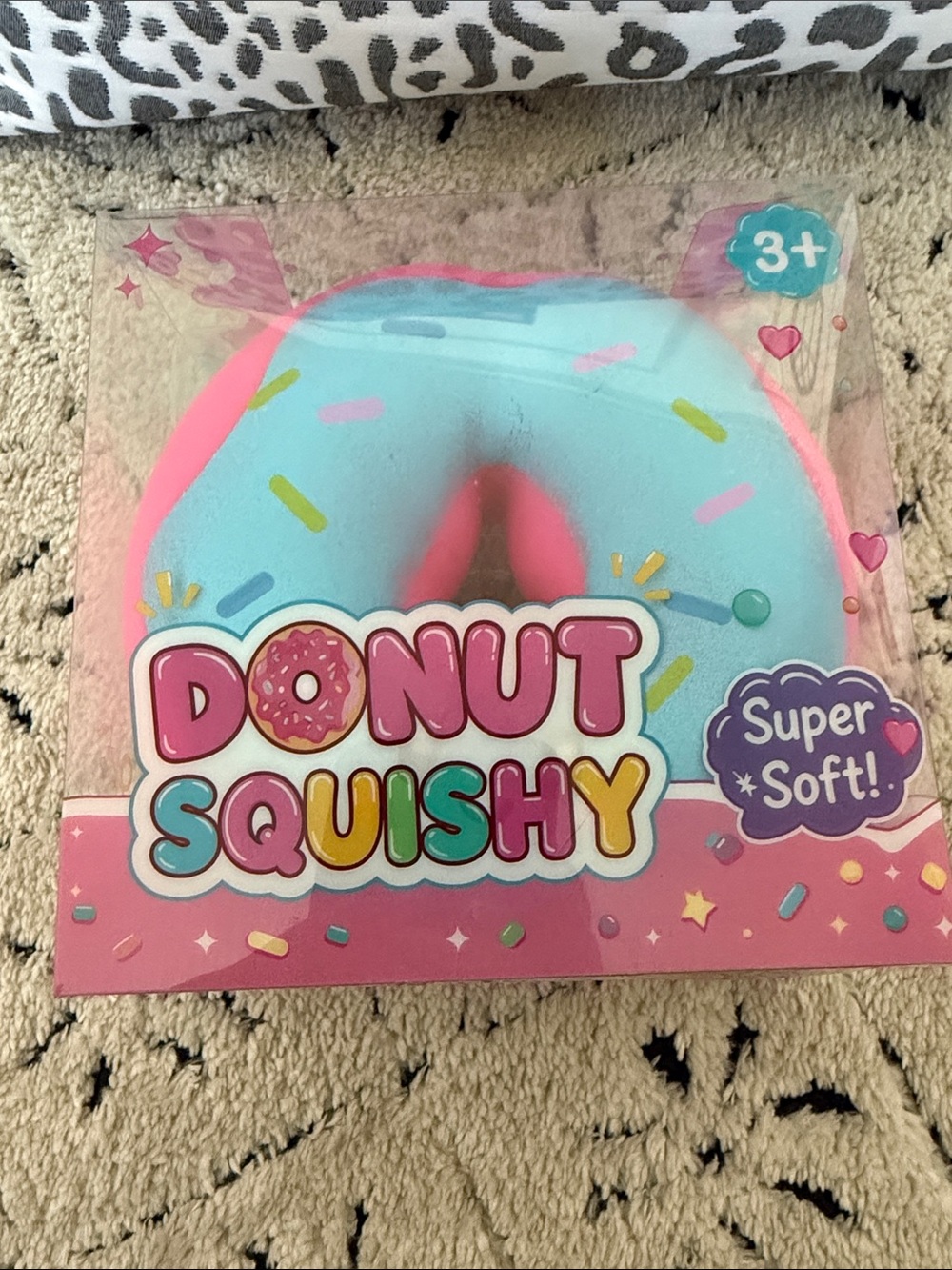 Donut Squishy Kids Neck Pillow - Blue & Pink